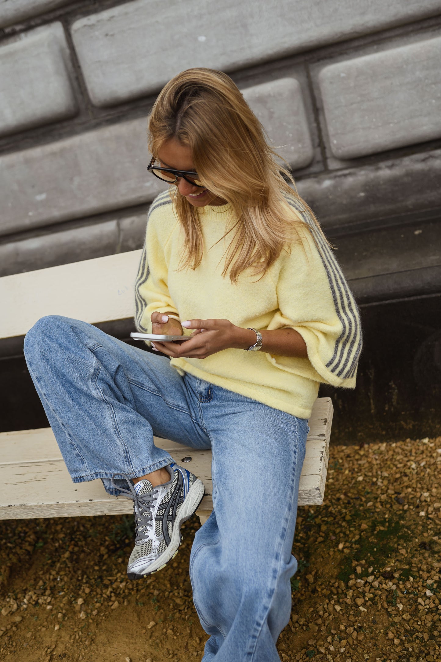 Yellow Larry Sweater