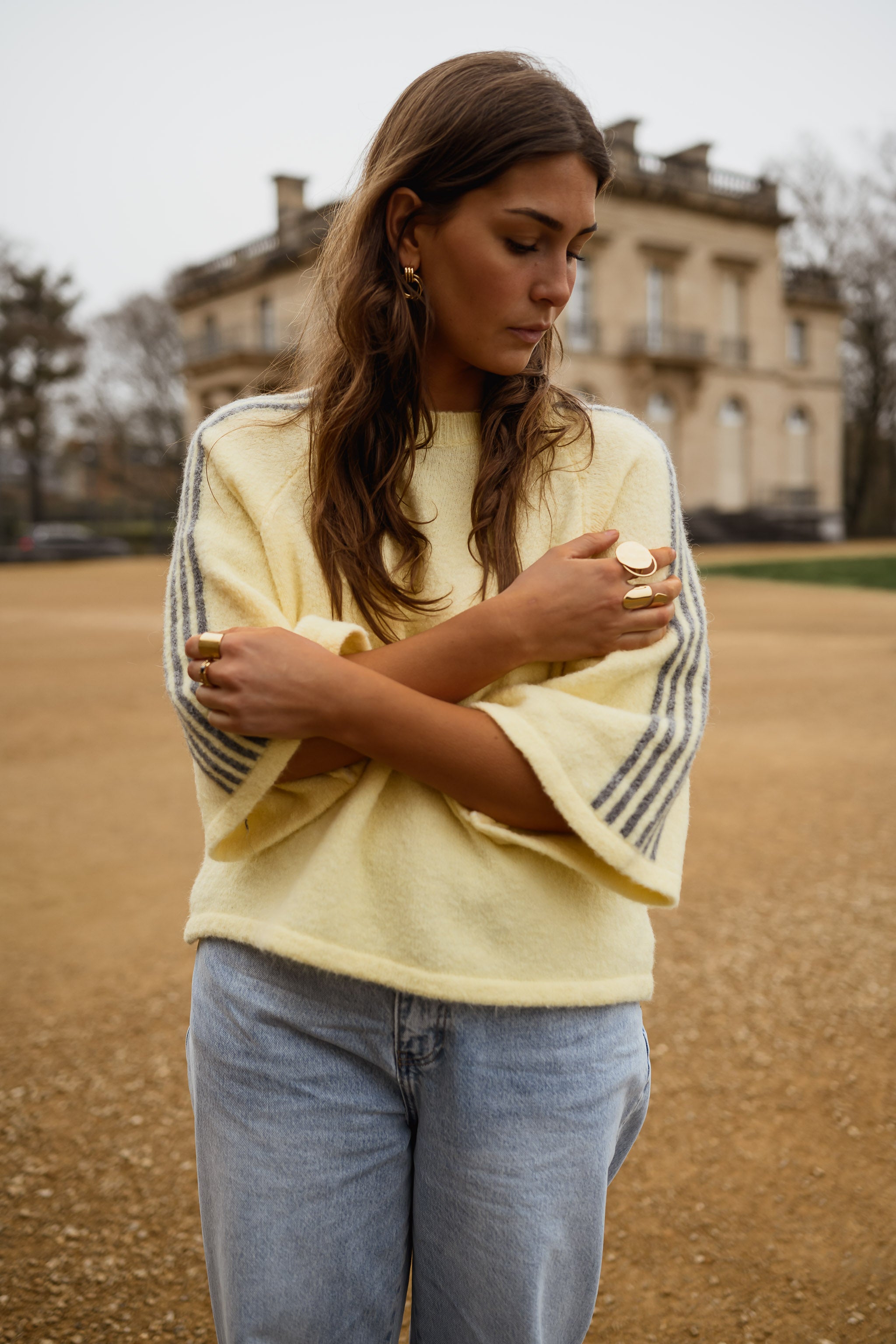 Yellow Larry Sweater