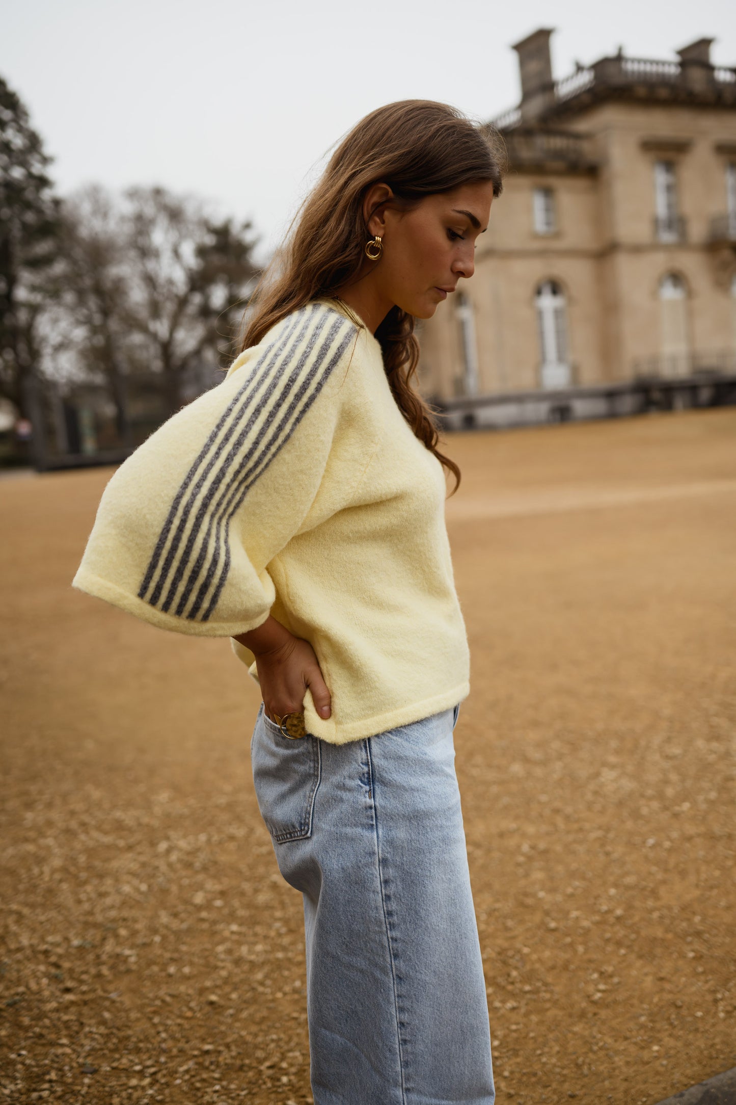 Yellow Larry Sweater