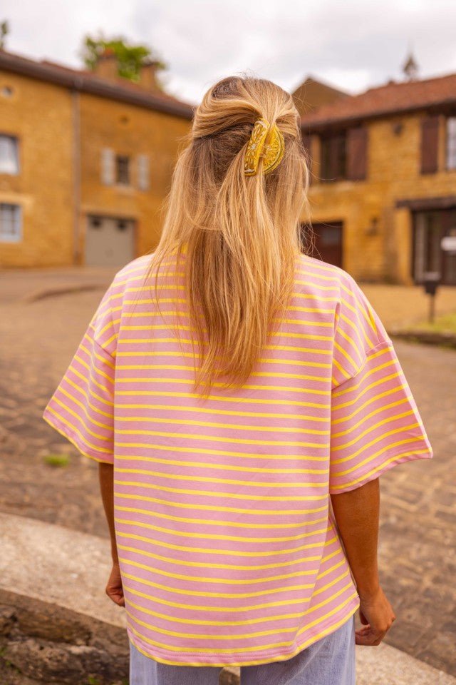 Yellow Lemon Hair Clip