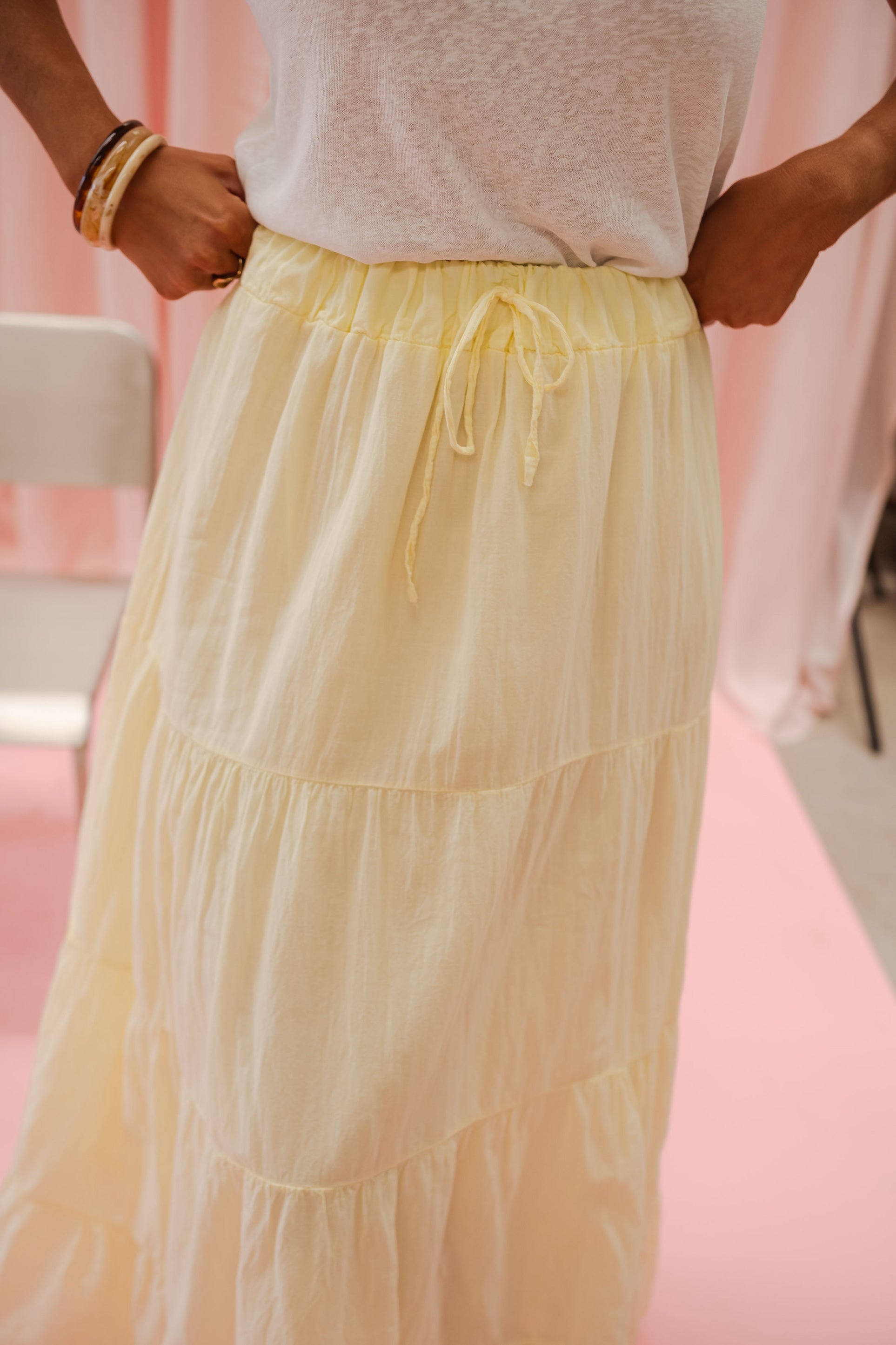 Yellow Madel Skirt
