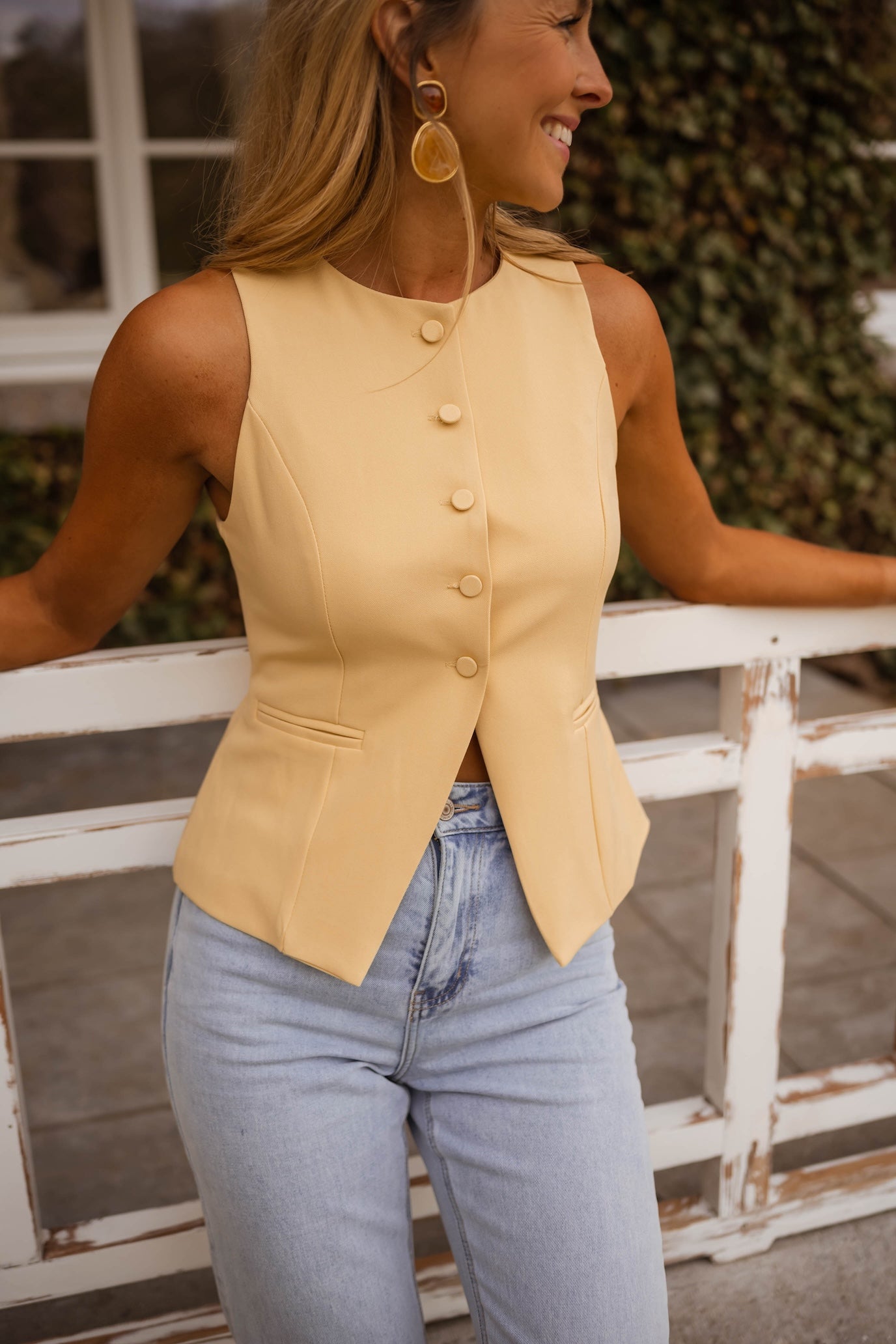 Yellow Ottel Top
