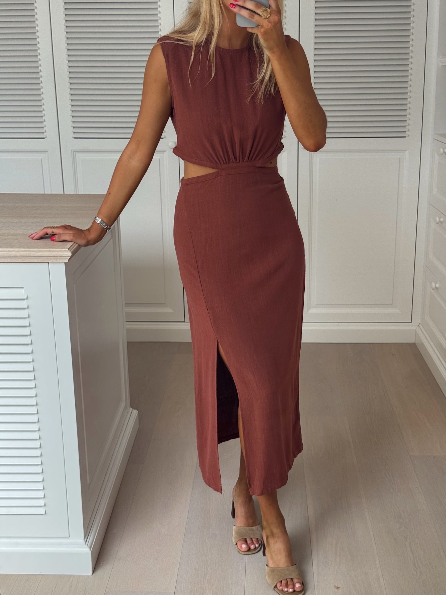 Chocolate Aubry Dress