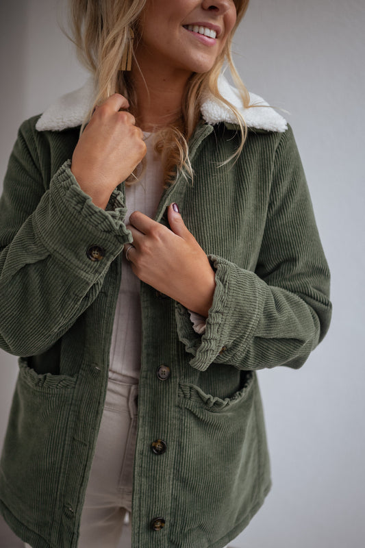 Khaki Etienne Coat